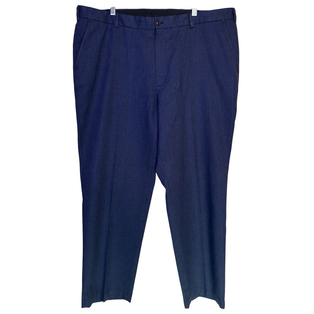 Brooks Brother Micro Check Advantage Chino Clark Pant Size 44x32 Office Travel